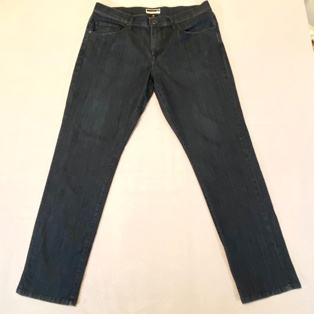 Travis Mathew Mens Jeans Dark Wash Straight Fit Comfort Stretch Size 34x32